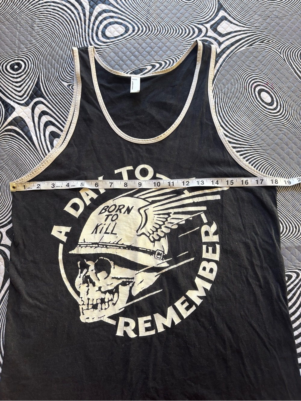 A Day to Remember Black American Apparel Graphic Tank Top - Picture 4 of 7